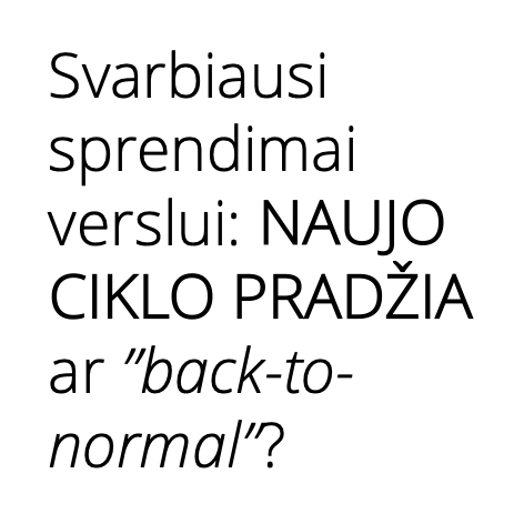 03 Svarbiausi sprendimai verslui